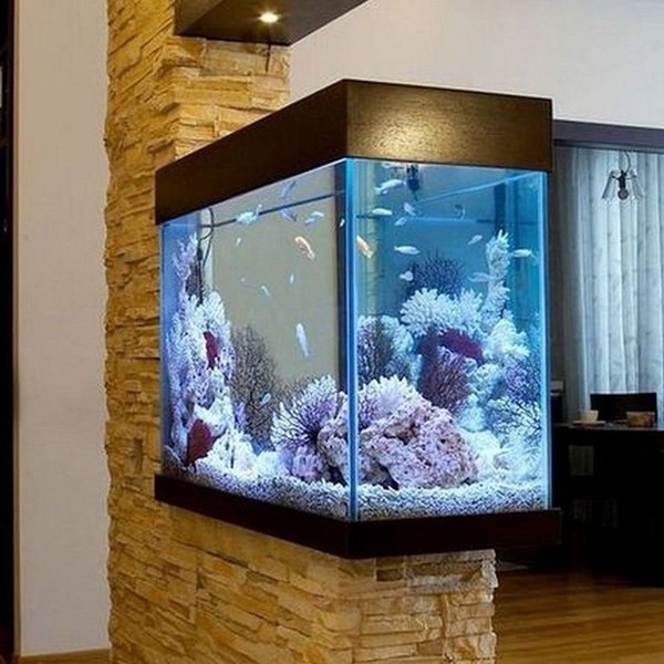 jasa pembuatan aquarium indoor 1